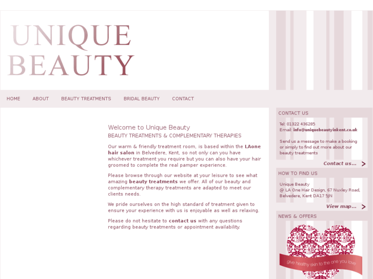 www.uniquebeautyinkent.co.uk