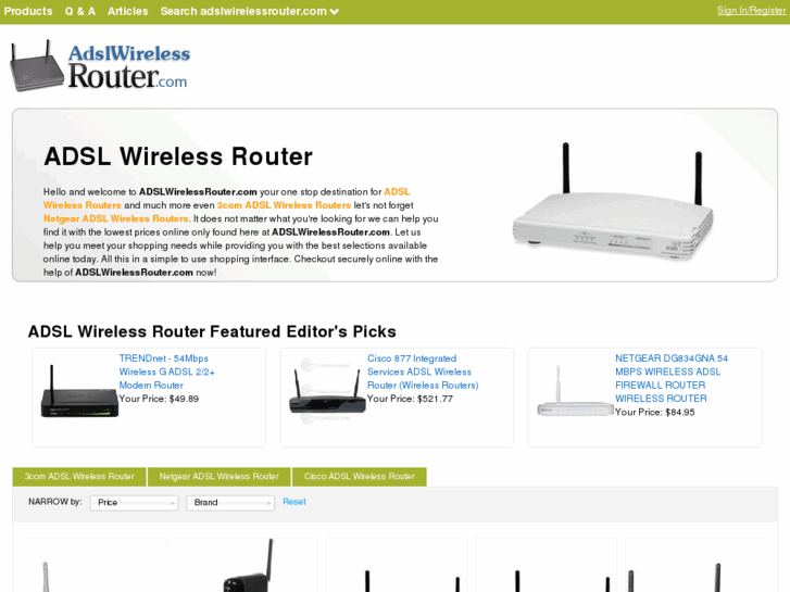 www.adslwirelessrouter.com