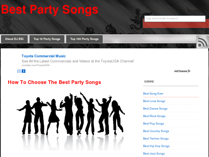 www.bestpartysongs.net