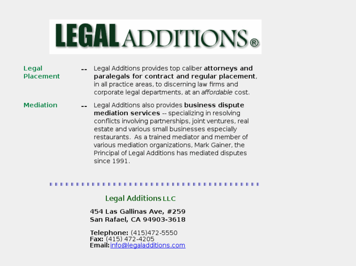 www.legaladditions.com