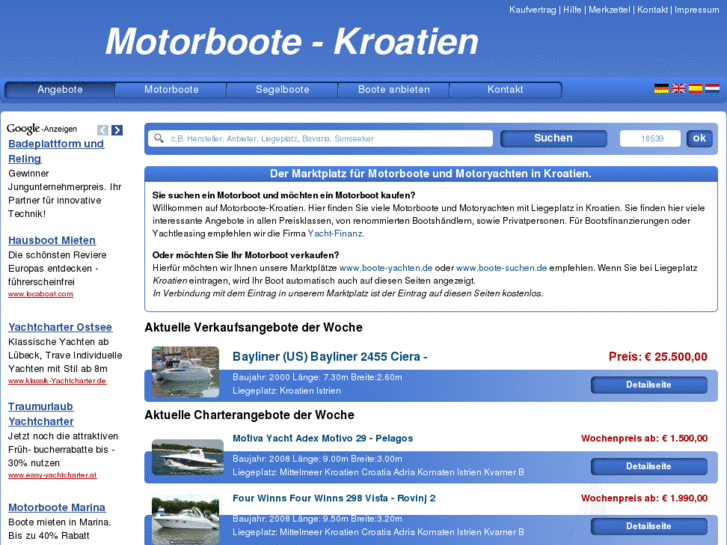 www.motorboote-kroatien.de