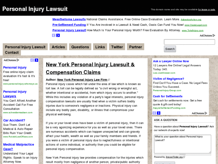 www.personalinjurylawsuit.org