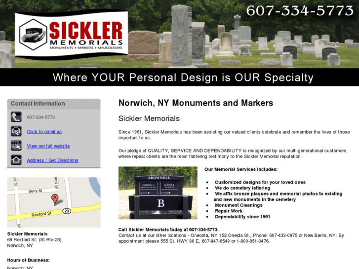 www.sickler-memorials.com