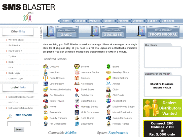 www.smsblaster.in