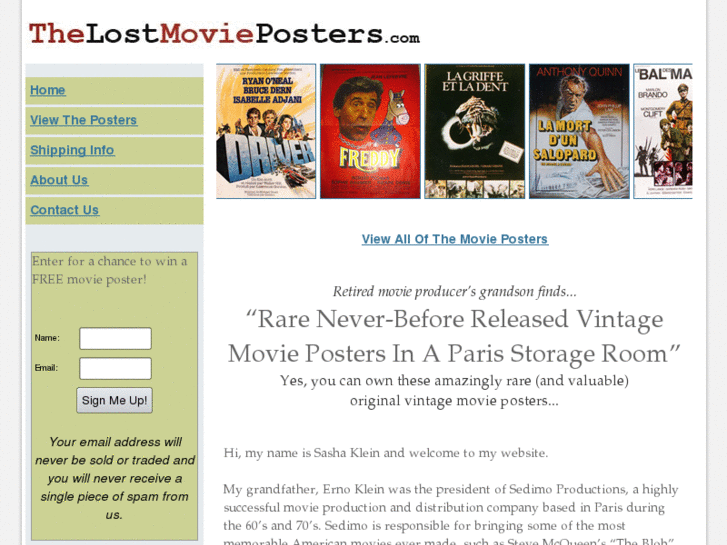 www.vintagemovieposterstore.com