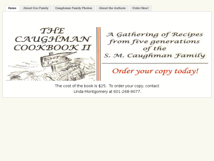 www.caughmancookbook.com