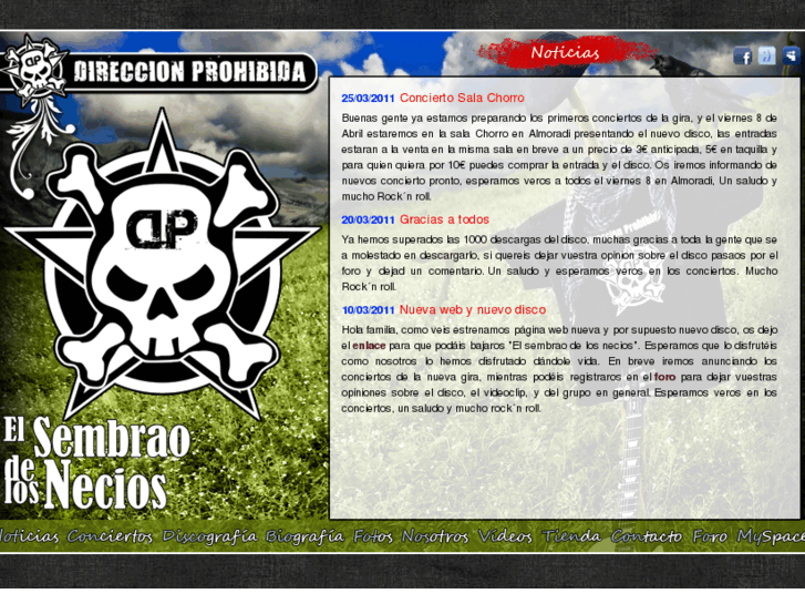 www.direccionprohibidarock.com