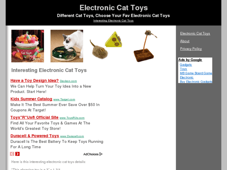 www.electroniccattoys.com