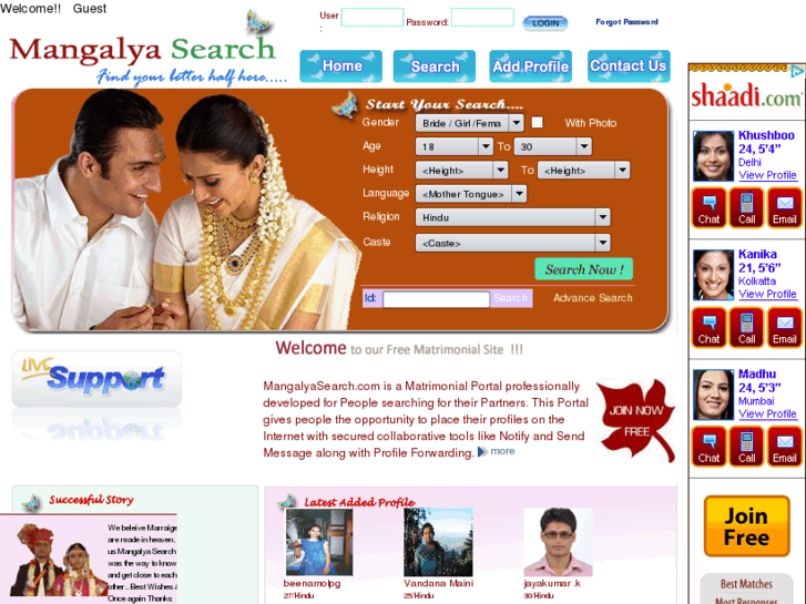 www.mangalyasearch.com