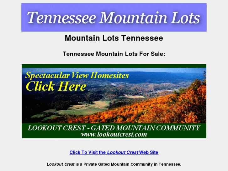 www.mountainlotstennessee.com