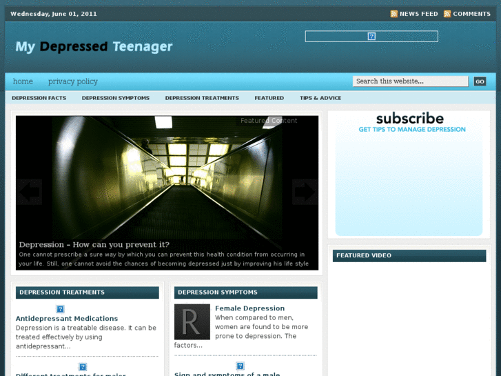 www.mydepressedteenager.com