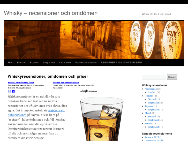 www.whiskeyrecensioner.se