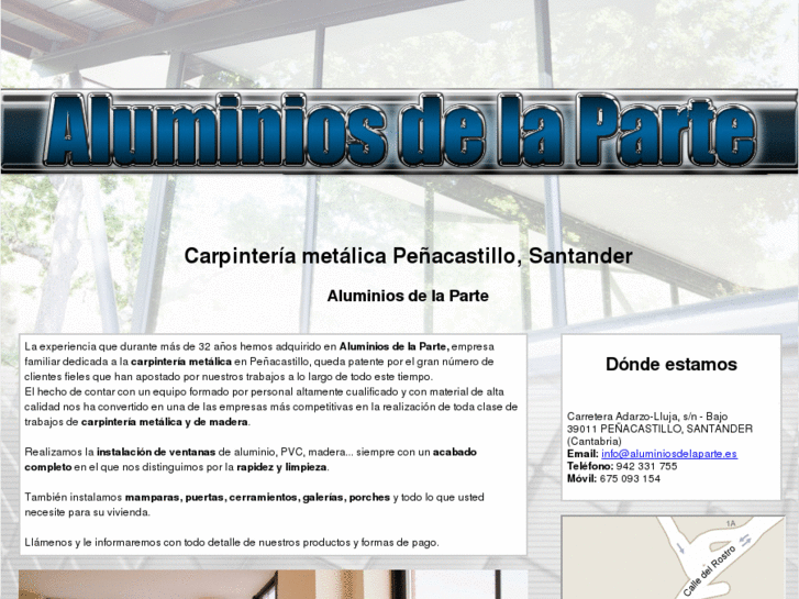 www.aluminiosdelaparte.es