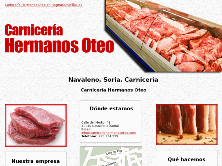 www.carniceriahermanosoteo.com