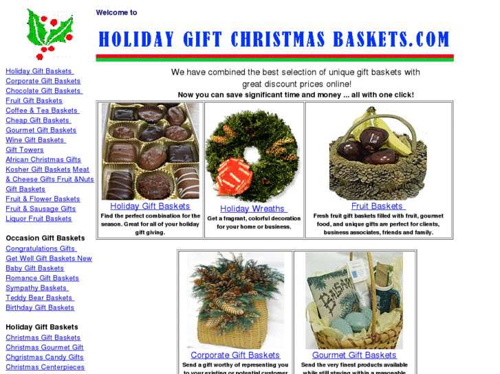 www.holidaygiftchristmasbaskets.com