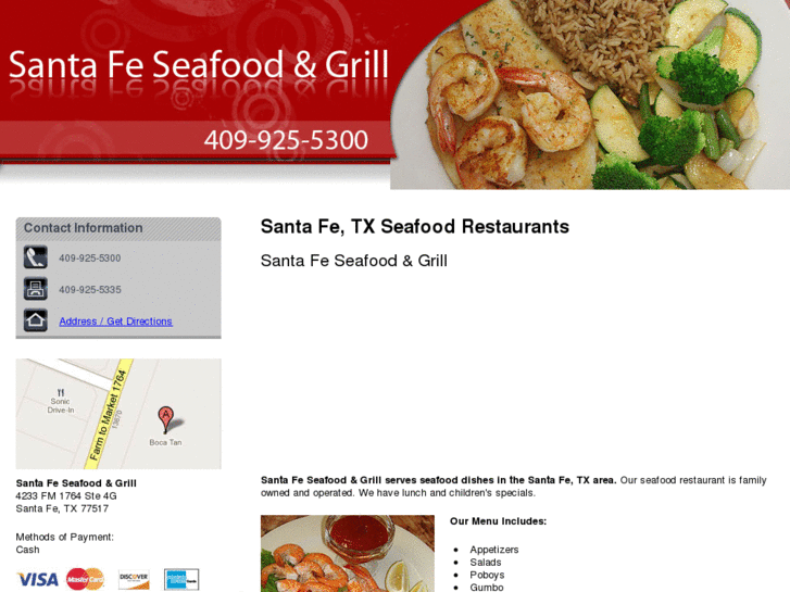 www.santafeseafoodandgrill.com