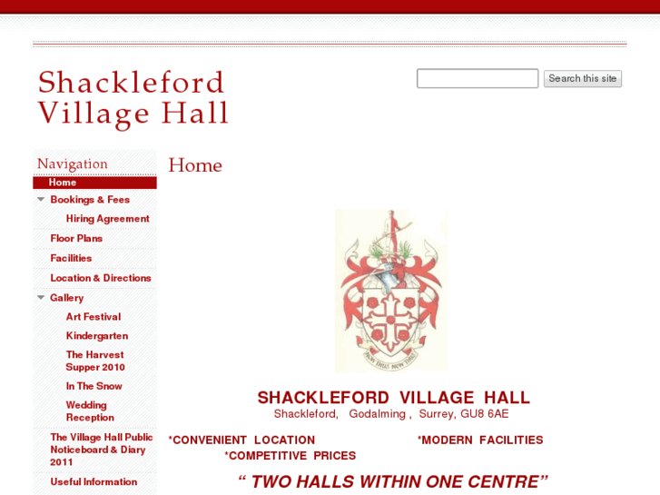 www.shacklefordvillagehall.com