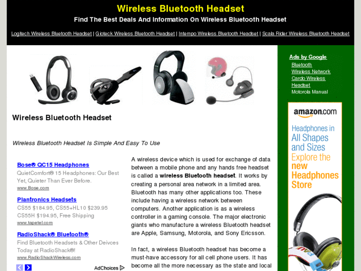 www.wirelessbluetoothheadset.org