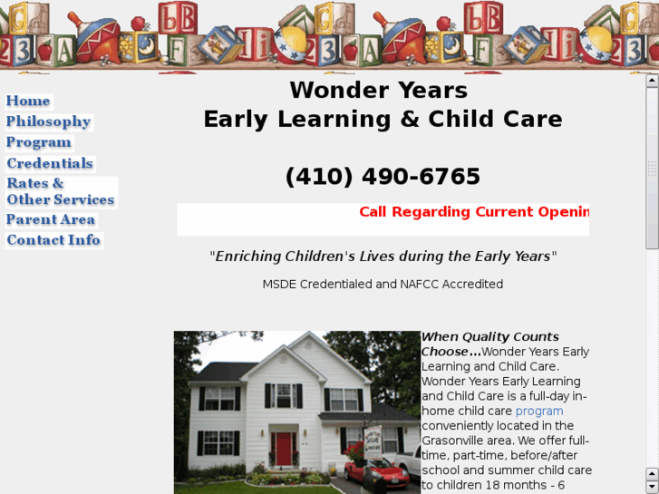 www.wonderyearsdaycare.com