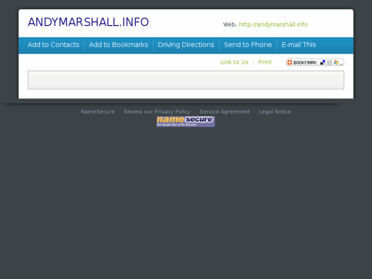 www.andymarshall.info