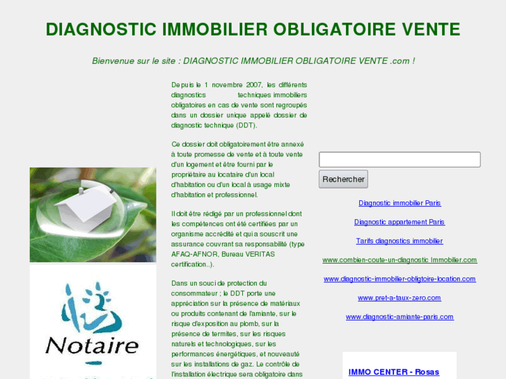 www.diagnostic-immobilier-obligatoire-vente.com