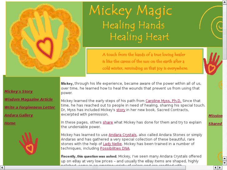 www.mickeymagichealing.org