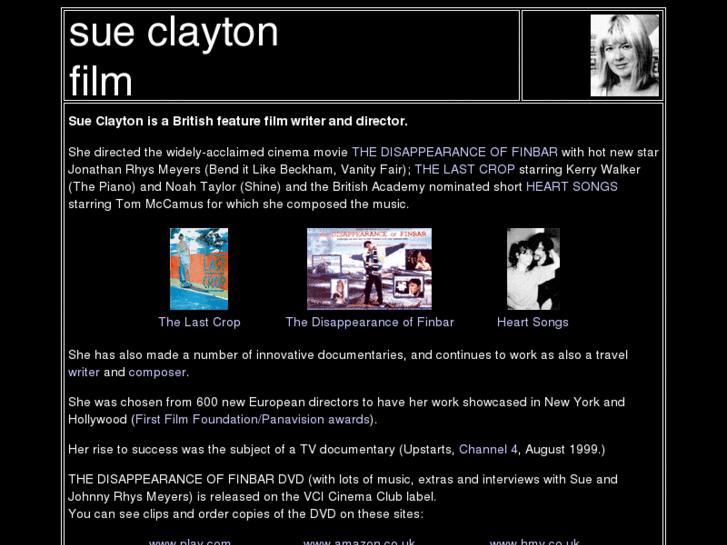 www.sueclaytonfilm.com