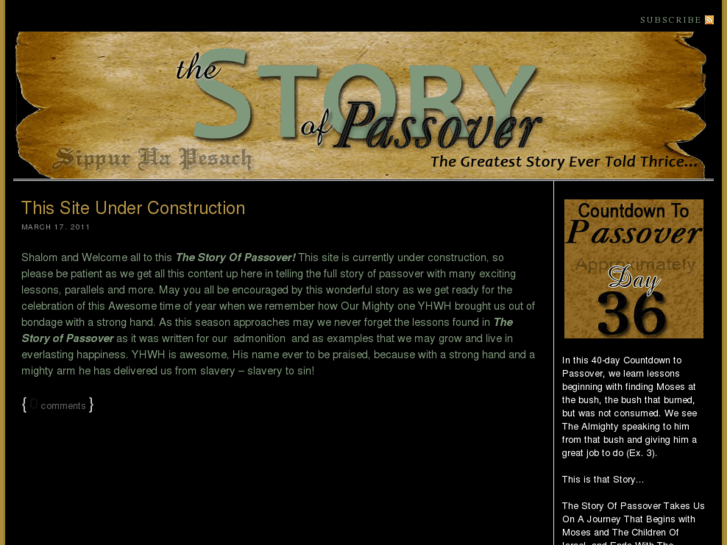 www.thestoryofpassover.com