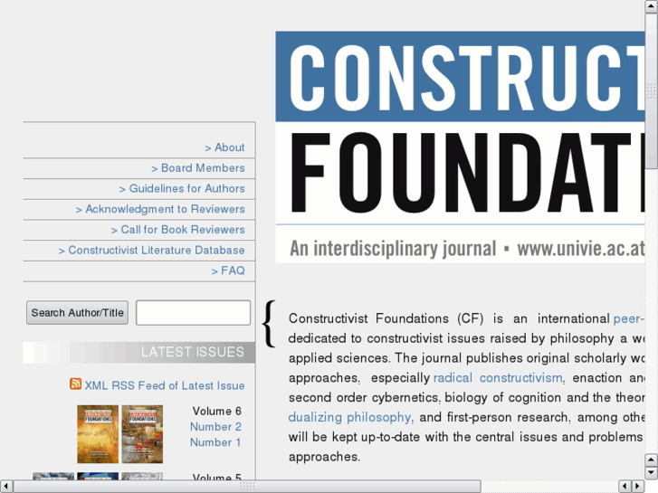 www.constructivistfoundations.info