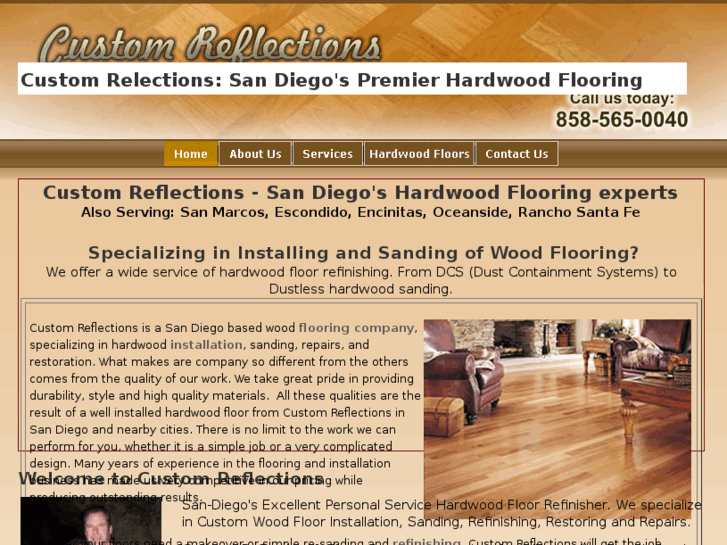 www.customreflectionshardwoodfloors.com