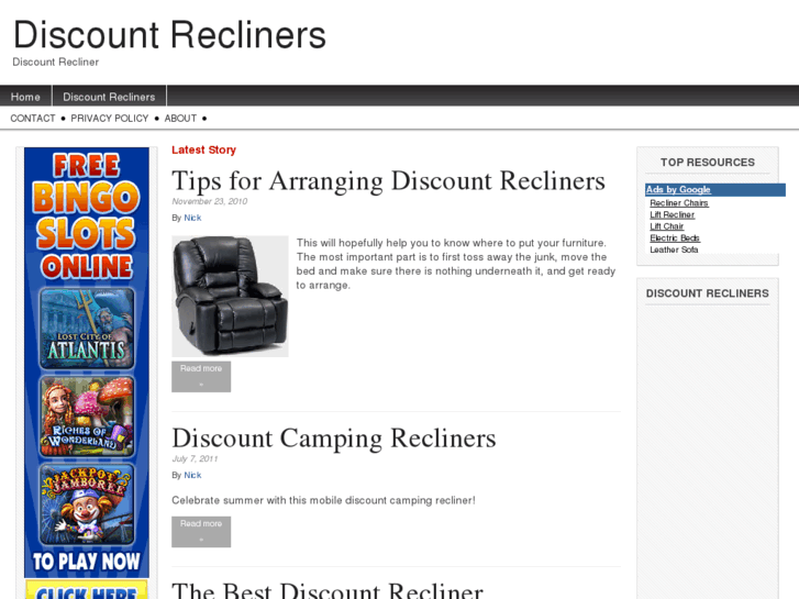 www.discountrecliners.net