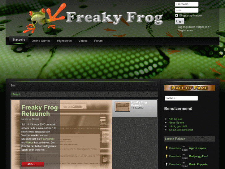 www.freakyfrog.org