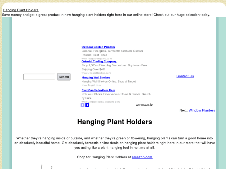 www.hangingplantholders.com
