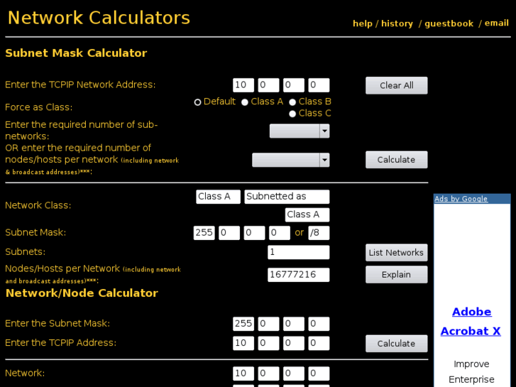 www.subnetmask.info