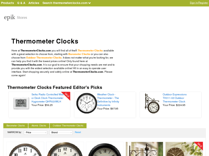 www.thermometerclocks.com