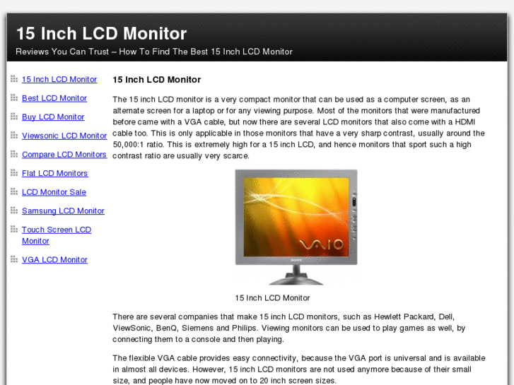 www.15inchlcdmonitor.org