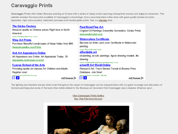 www.caravaggioprints.com