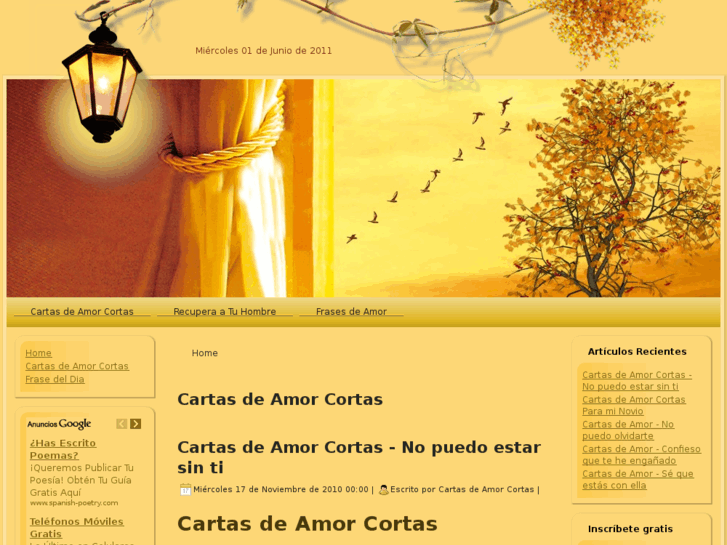 www.cartasdeamorcortas.com