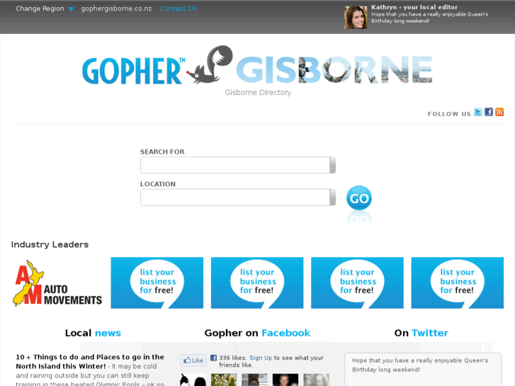 www.gophergisborne.co.nz