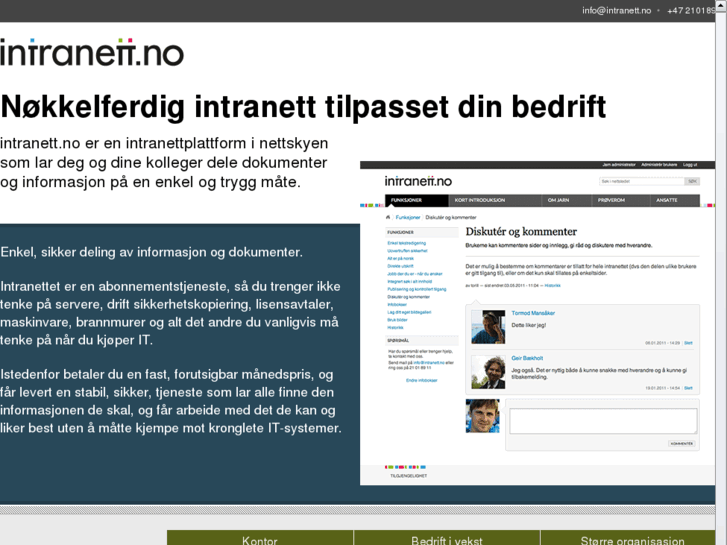 www.intranett.no