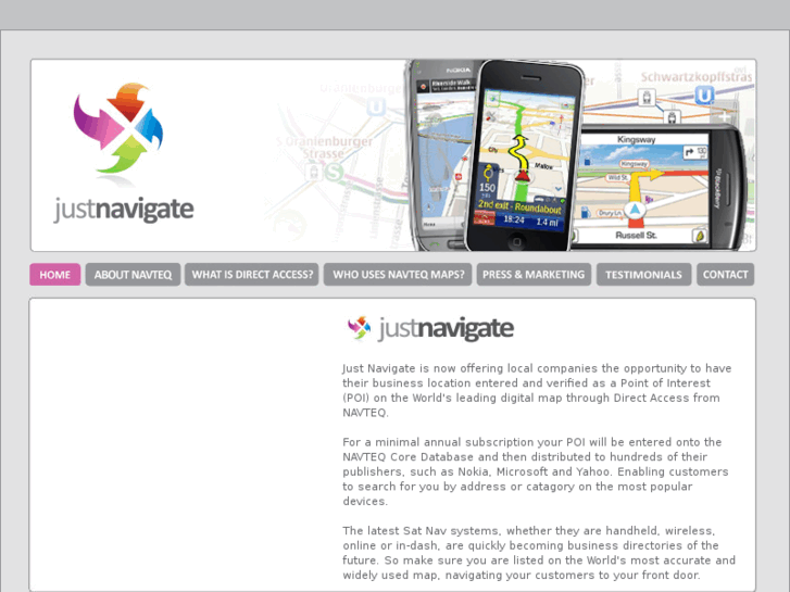 www.justnavigate.co.uk