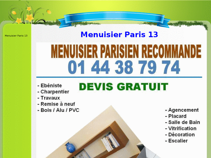 www.menuisierparis13.org