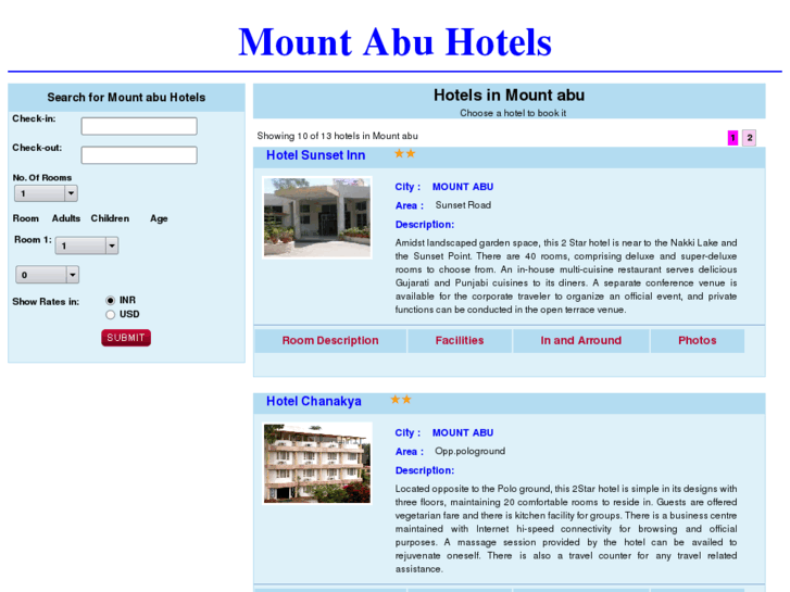 www.mountabuhotels.com