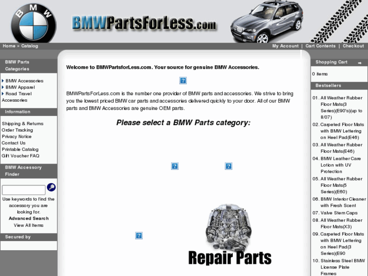 www.officialbmwparts.com