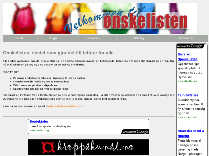 www.onskelisten.com