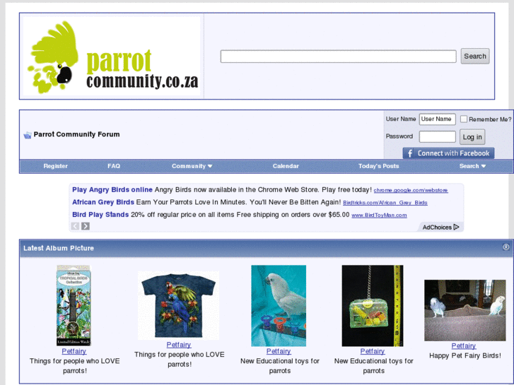 www.parrotcommunity.co.za