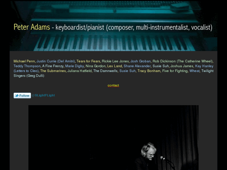 www.peteradamskeyboardist.com