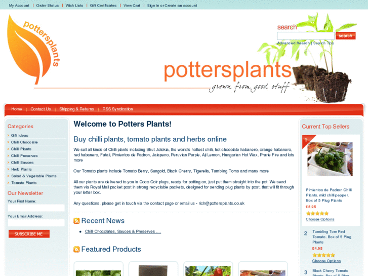 www.pottersplants.com