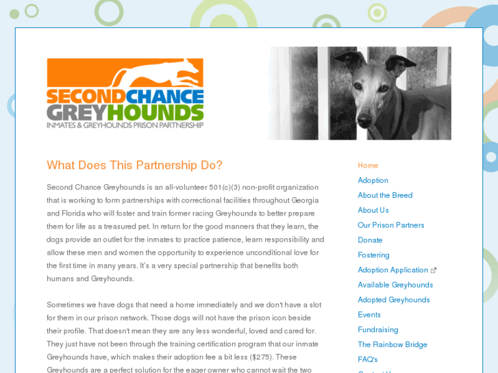 www.secondchancegreyhounds.org