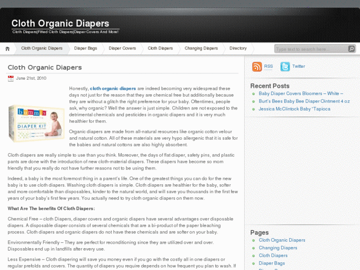 www.clothorganicdiapers.com